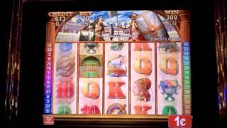 Heros of the Coliseum Slot Machine Bonus Win at Parx Casino