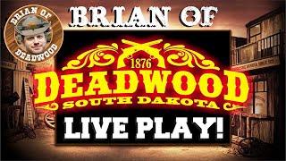 Live Casino Slot Play - $6,000 From Deadwood!