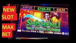**BRAND NEW SLOT** SHISHENLI TALE OF TEN POWERS - MAX BET LIVE PLAY WITH BONUSES