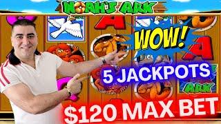 OMG! ⋆ Slots ⋆ 5 HANDPAY JACKPOTS On High Limit Slots