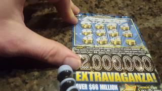 $2,000,000 EXTRAVAGANZA $20 ILLINOIS LOTTERY SCRATCHCARD!! LAST CHANCE TO WIN BIG FOR FREE!