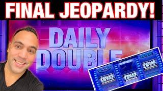 $20 Bets on High Limit JEOPARDY!!  Do I win in Final Jeopardy?! | Green Machine Deluxe! ⋆ Slots ⋆