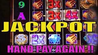•JACKPOT! HANDPAY ! DID IT AGAIN !!•Mega Vault Slot machine (igt)•Amazing Jackpot Bonus /$2.80 Bet