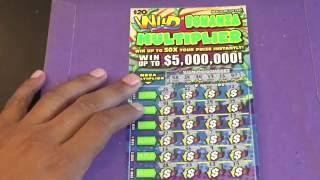 Wild Bonzanza $20 New York Lottery scratch off