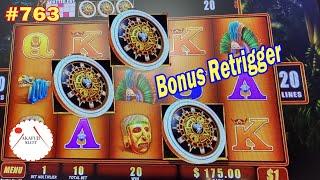 HIGH LIMIT Slot - MONTEZUMA Dollar Slot - Bonus Win 赤富士スロット @ San Manuel Casino
