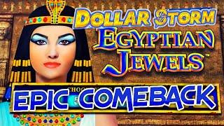⋆ Slots ⋆️HIGH LIMIT Dollar Storm Egyptian Jewels EPIC COMEBACK ⋆ Slots ⋆️$25 BONUS ROUND Slot Machi