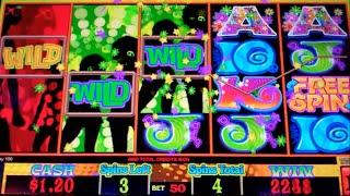 Wild a Go Go Slot Machine Bonus - 7 Free Games with Stacked Wilds - Big Win