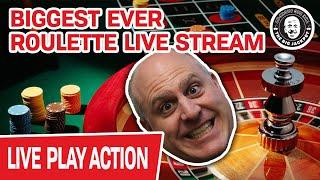 • BIGGEST EVER Roulette Live Stream •• Let’s Get It!