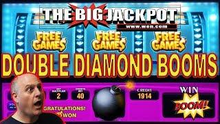 •DOUBLE WIN$ on DOUBLE DIAMOND •FREE GAMES + LINE HIT! •