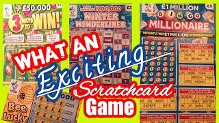 Smashing Scratchcard game..New BINGO Millionaie..3 Ways Win..Bee Lucky..Winter Wonderlin