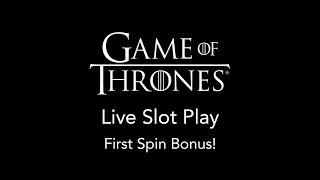 Game of Thrones Slot First Spin Bonus AGAIN!!! Big Win * Bonuses * Features