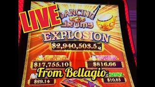 •LIVE from Bellagio $400 cash $800 Free play Stream