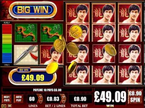 £193 Super Big Win (215 X STAKE) On Bruce Lee™ AT JACKPOT PARTY®