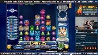 BIG WIN!!! Reactoonz Huge Win - Online Casino - Casino Games (muted mic)