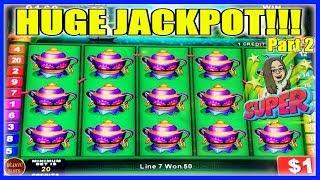 HUGE JACKPOT! WIFE GETS REDEMPTION ON CHINA SHORES HIGH LIMIT SLOT MACHINE ( Part 2 )