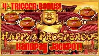 HIGH LIMIT Dragon Cash Link HAPPY & PROSPEROUS HANDPAY JACKPOT ⋆ Slots ⋆$50 Bonus Round Slot Machine