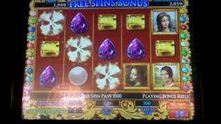 Da Vinci Diamonds Slot Bonus - IGT