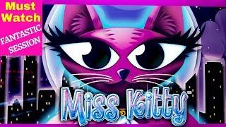 Wonder 4 Miss Kitty JACKPOT WON - •FANTASTIC SESSION• | 8 Times Bonus Won | Lock It Link Slot Bonus