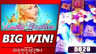 Lady Godiva Slot Bonus - Free Spins, Big Win!
