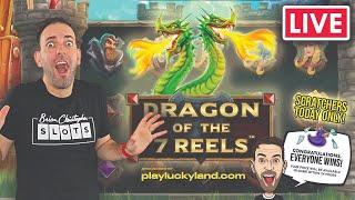 ⋆ Slots ⋆ LIVE ⋆ Slots ⋆ NEW Game + Scratch Cards ⋆ Slots ⋆ Dragon of the 7 Reels ⋆ Slots ⋆ PlayLuckyland.com