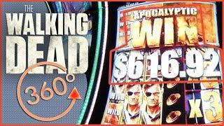 • HUGE 360• WIN • Walking Dead 2 • Slot Machine at San Manuel Casino in California
