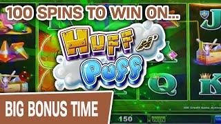 ⋆ Slots ⋆ $1,500 Huff N’ Puff ⋆ Slots ⋆ 100 Spins to Win @ CAESARS PALACE!
