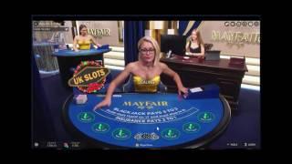 Live Online Blackjack #1 - 10 min of High Stakes Play...