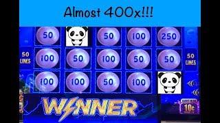 Huge win on Lightning Link! Almost 400 •!!! •
