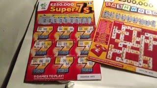Winner..Scratchcard..Cashword and Super 7's....and Moaning Pig