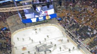 Hawks vs. Leafs Warm Up