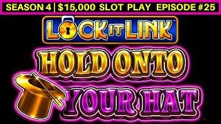 Hold Onto Your Hat Slot Machine Bonus $18 Bet | Mighty Cash Slot Machine | Season 4 | EPISODE #22