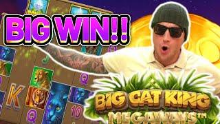 MAX MAX!! BIG CAT KING MEGAWAYS BIG WIN -  50 FREE SPINS BONUS from CasinoDaddy