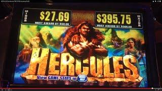 HERCULES Slot Machine FREE SPINS w/Locking WILDS