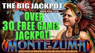 • OVER 30 FREE GAMES! MONTEZUMA JACKPOT! •