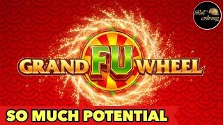 •️GRAND FU WHEEL•️I FINALLY GOT A HUGE WIN | BUFFALO GOLD 4 COINS BONUS SLOT MACHINE