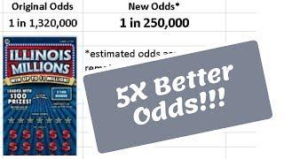 Best Lottery Jackpot Odds ever? Illinois Millions - Check my math...