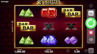 3 Coins Hold and Win slot by Booongo