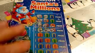 Scratchcard Saturday..with.SANTA...PAY OUT...TRIPLE 7..250,000 Rainbow..COOL FORTUNE.etc