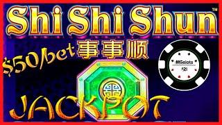 HIGH LIMIT Lock It Link Shi Shi Shun JACKPOT HANDPAY •️$50 BONUS ROUND Pink Panther Slot Machine