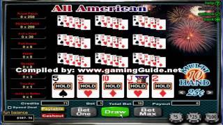 Aces and Eight 1 Hand Video Poker