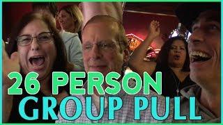 •  26 Person HIGH LIMIT Group Pull •  at Seneca Niagara Casino • $100/person on Slot Machines