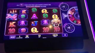 WMS' Belle Enchanted Mirrors Slot Machine - Live Play With Several Line Bonus Spins