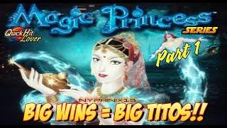 MAGIC PRINCESS Slot Bonus BIG WINS! Part 1