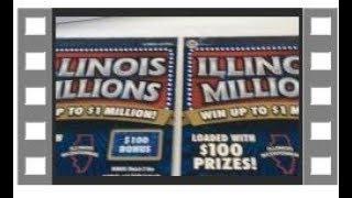 TWO Illinois Millions $20 Instant Lottery Tickets