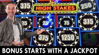 Bonus STARTS with a JACKPOT ⋆ Slots ⋆ High Stakes LIGHTNING LINK