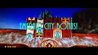 Ruby Slippers 2 - Emerald City Slot Machine Bonus - Nice Win!