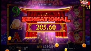 Peking Luck Slot - 8 Spins 5x Multiplier Big Win!