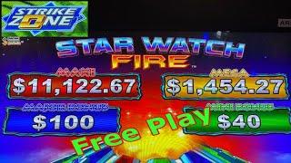⋆ Slots ⋆I'M SO RICH ! I REALLY LOVE FREE PLAY !!⋆ Slots ⋆STAR WATCH FIRE Slot (KONAMI) $4.00 BET⋆ S