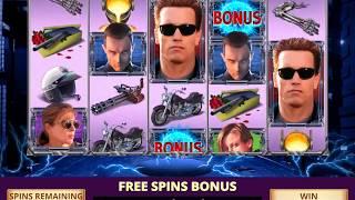T2 JUDGEMENT DAY Video Slot with a FREE SPIN BONUS