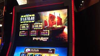 Pirate Queen Progressive Slot Machine GAMEPLAY & BONUS